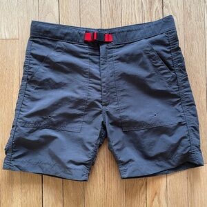 Topo Designs Men’s Lightweight Mountain Shorts in Charcoal - Size S